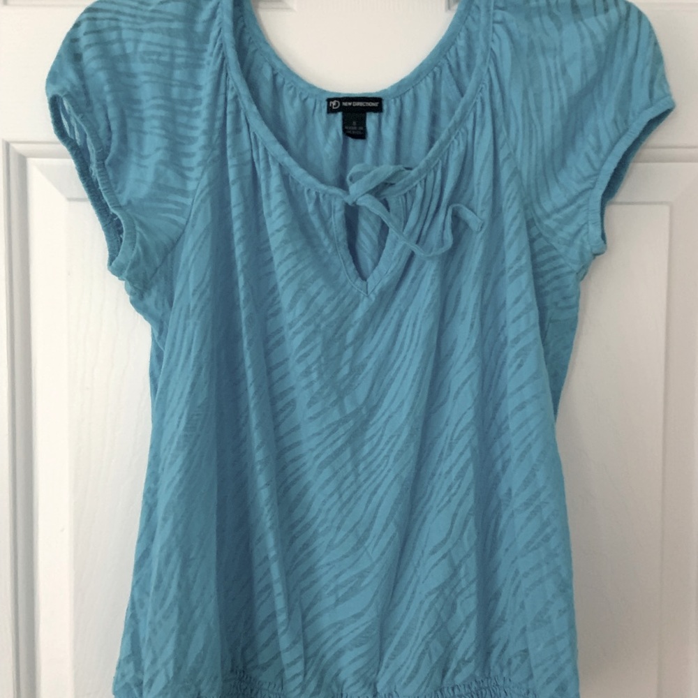 Blue blouse for teens